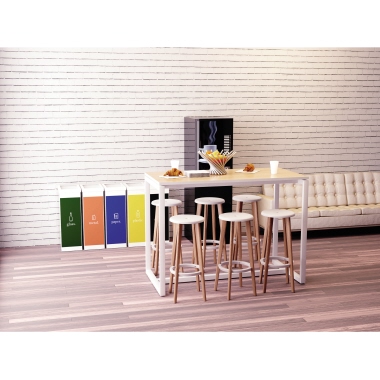 easyDesk Stehtisch TD114.13.23 110x114x75cm buche