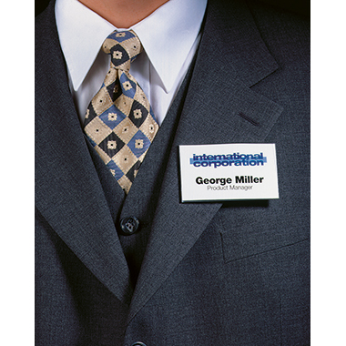 DURABLE Namensschild Click Fold 821519 90x54mm tr 10 St./Pack.