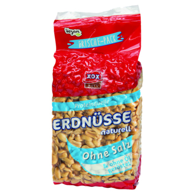 XOX Erdnüsse Naturell 85022 900g