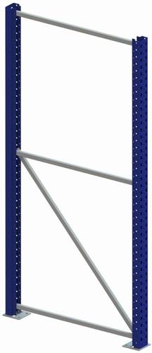 Ständerrahmen SR 100/20 H2200xB100xT1100mm enzianblau,RAL 5010 ku.-besch.META || VE = 1 ST
