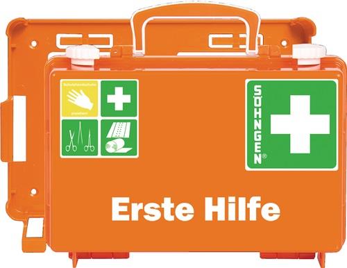Erste Hilfe Koffer kl. Quick CD B260xH170xT110ca.mm orange SÖHNGEN || VE = 1 ST