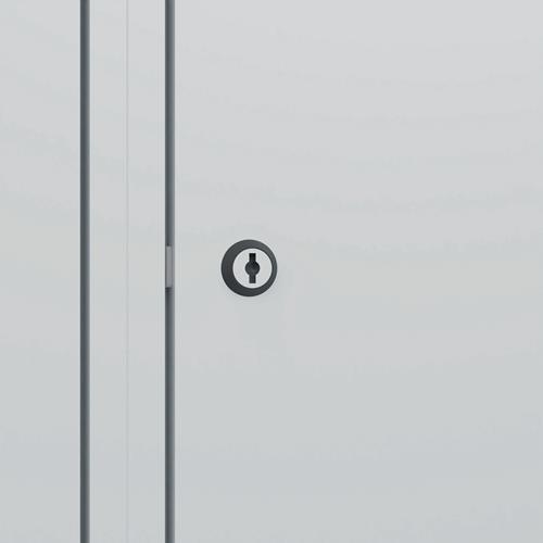 Fächerschrank Evolo PLUS 600mm Füße lichtgrau 2x5 C+P || VE = 1 ST