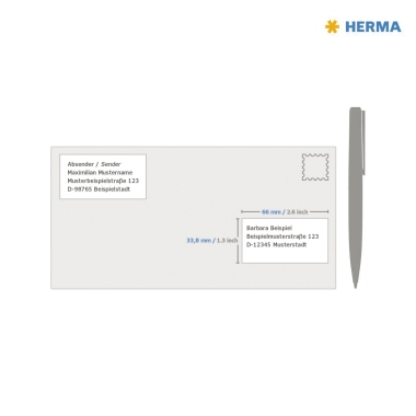 HERMA Etikett Special 4681 66x33,8mm tr 600 St./Pack.