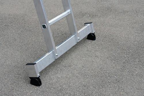 Schiebeleiter Alu.Sprossen 2x10 Arbeits-H.b.ca.6000mm m.Traverse MUNK || VE = 1 ST