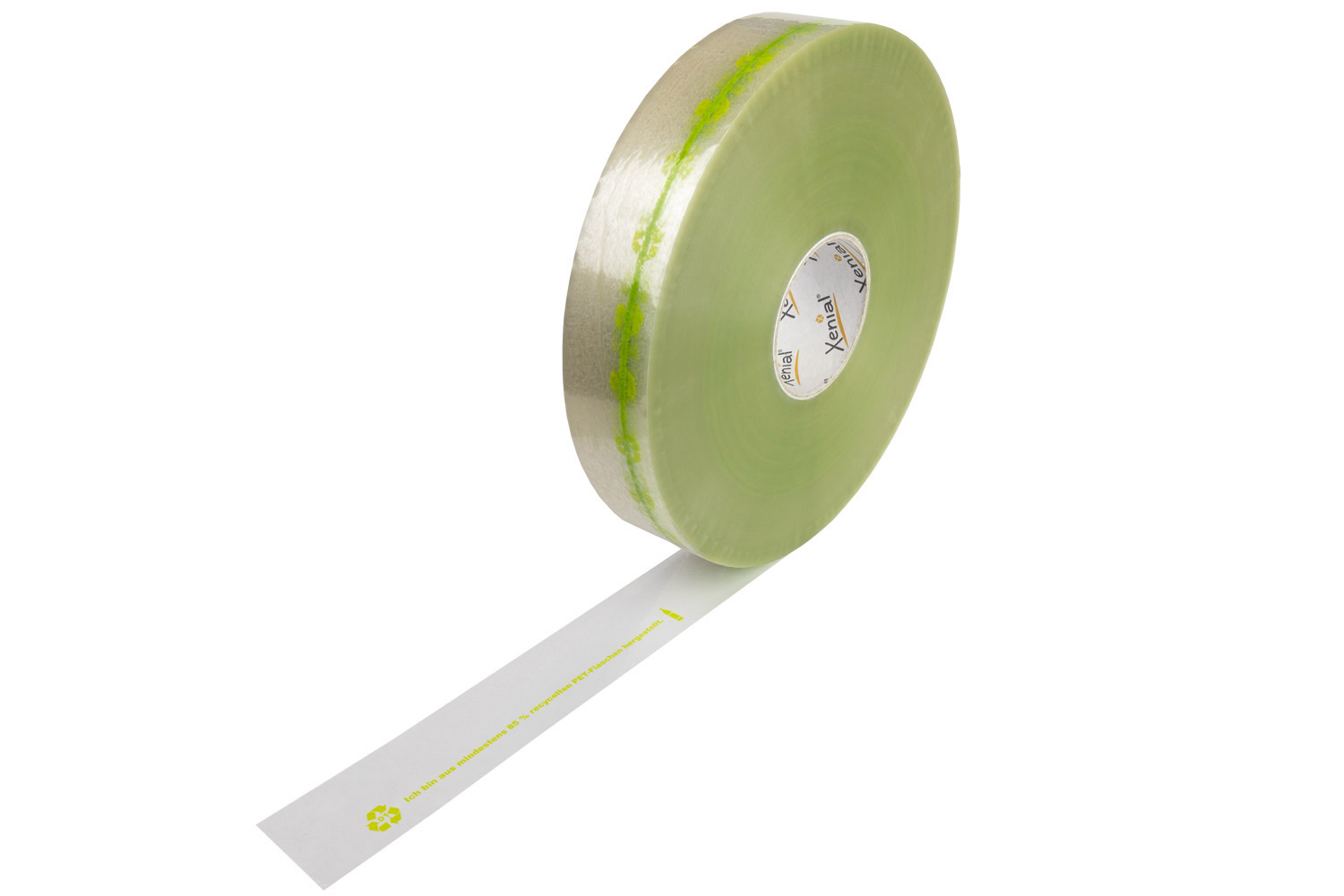 Xenial PET-Recycling-Klebeband Großrolle | 50 mm x 1250 lfm. | VE = 6 Stk.
