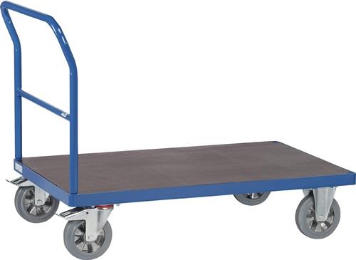Plattformwagen Ladeflächen L1600xB800mm STA brillantblau Trgf.1200kg FETRA || VE = 1 ST