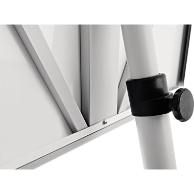 Magnetoplan Flipchart de Luxe 12270F13 mobil lichtgrau/weiß