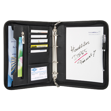 WEDO Konferenzmappe Elegance 585101 DIN A5 Kunstleder schwarz