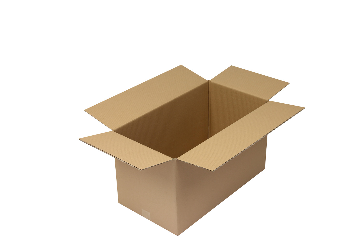 Wellpapp-Faltkarton 2-wellig, braun, Qual. 2.40 | 650 x 350 x 370 mm (L x B x H) Innenmaß | VE = 20 Stk.