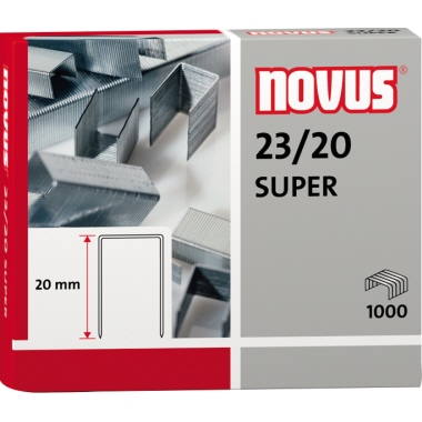 NOVUS Heftklammer 23/20 042-0240 verzinkt 1.000 St./Pack.