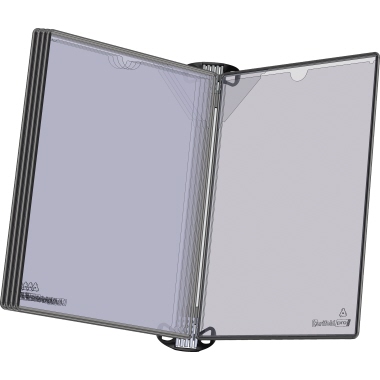 DJOIS Wandelement PRO 920304 A4 5Tafeln PVC sw