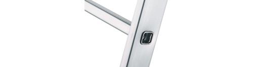 Anlegeleiter 12 Sprossen Alu.Leiterlänge 3610mm Arbeits-H.b.ca.4450mm ZARGES || VE = 1 ST