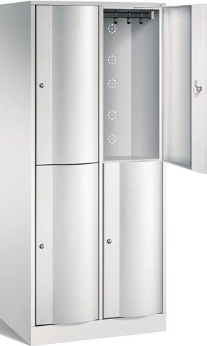 Fächerschrank Stahlbl.lichtgrau/lichtgrau H1950xB770xT540mm || VE = 1 ST