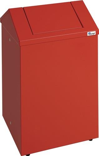 Putzwollkasten H570xB330xT310mm Geh.feuerrot/Klappe feuerrot Stahlbl.STUMPF || VE = 1 ST