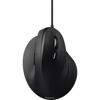 Hama Maus EMC-500 ergonomisch 00182698 6Tasten sw