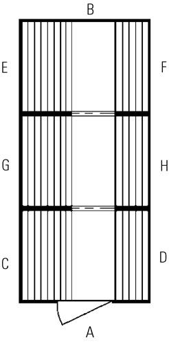 Lagercontainer-Kombination B3050xT6520xH2300mm zerlegt gem.GHS 1-4 Vol.3 x 1030l || VE = 1 ST