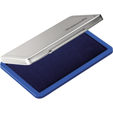 Pelikan Stempelkissen 331017 Gr.2 7x11cm Metallic-Gehäuse blau