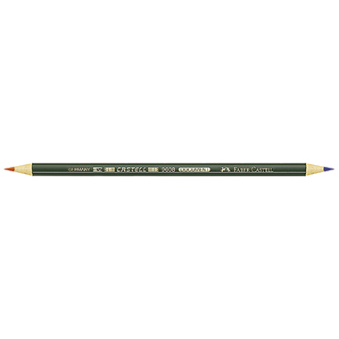 Faber-Castell Kopierstift CASTELL DOCUMENT 9608 119188 2mm rot/blau