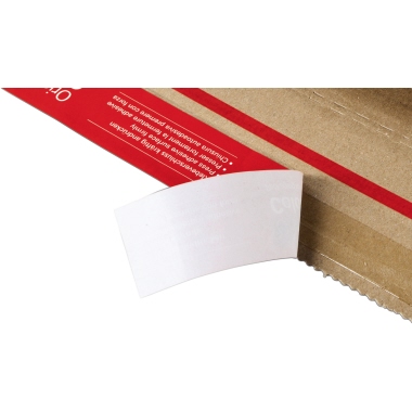 ColomPac Wellpappversandtasche 340x235x35 braun Querbefüllung