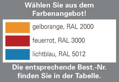 Klappbodenbehälter 1,0m³ L1040xB1245xH1145mm lack.feuerrot o.Zentrierwände BAUER || VE = 1 ST
