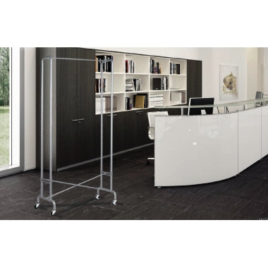 UNILUX Kleiderständer FOLDY 400050665 silbergrau