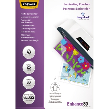 Fellowes Laminierfolie ImageLast 5396403 DIN A3 80my 25 St./Pack.