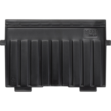HAN Stützplatte 9026-13 DIN A6 quer Polystyrol schwarz
