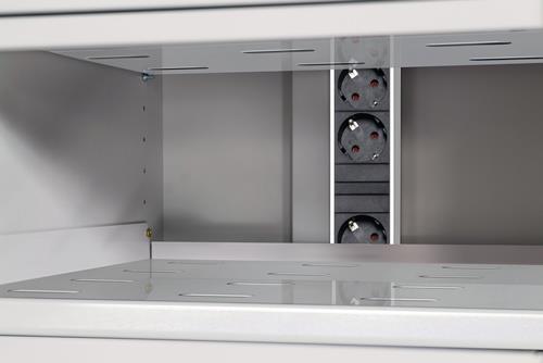 Sicherh.-Schrank Typ90 H1953xB599xT615mm anthrazitgrau/enzianblau 4BD ASECOS || VE = 1 ST