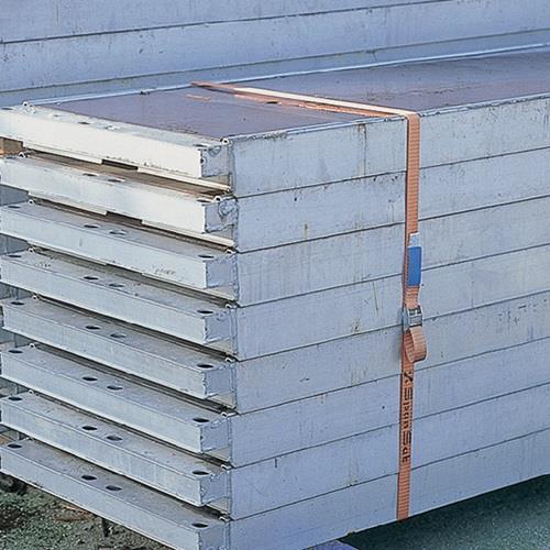 Ratschen-Zurrgurt DIN 12195-2 L.4m B.25mm 2-tlg.m.Ratsche+S-Haken LC U 800 daN || VE = 1 ST