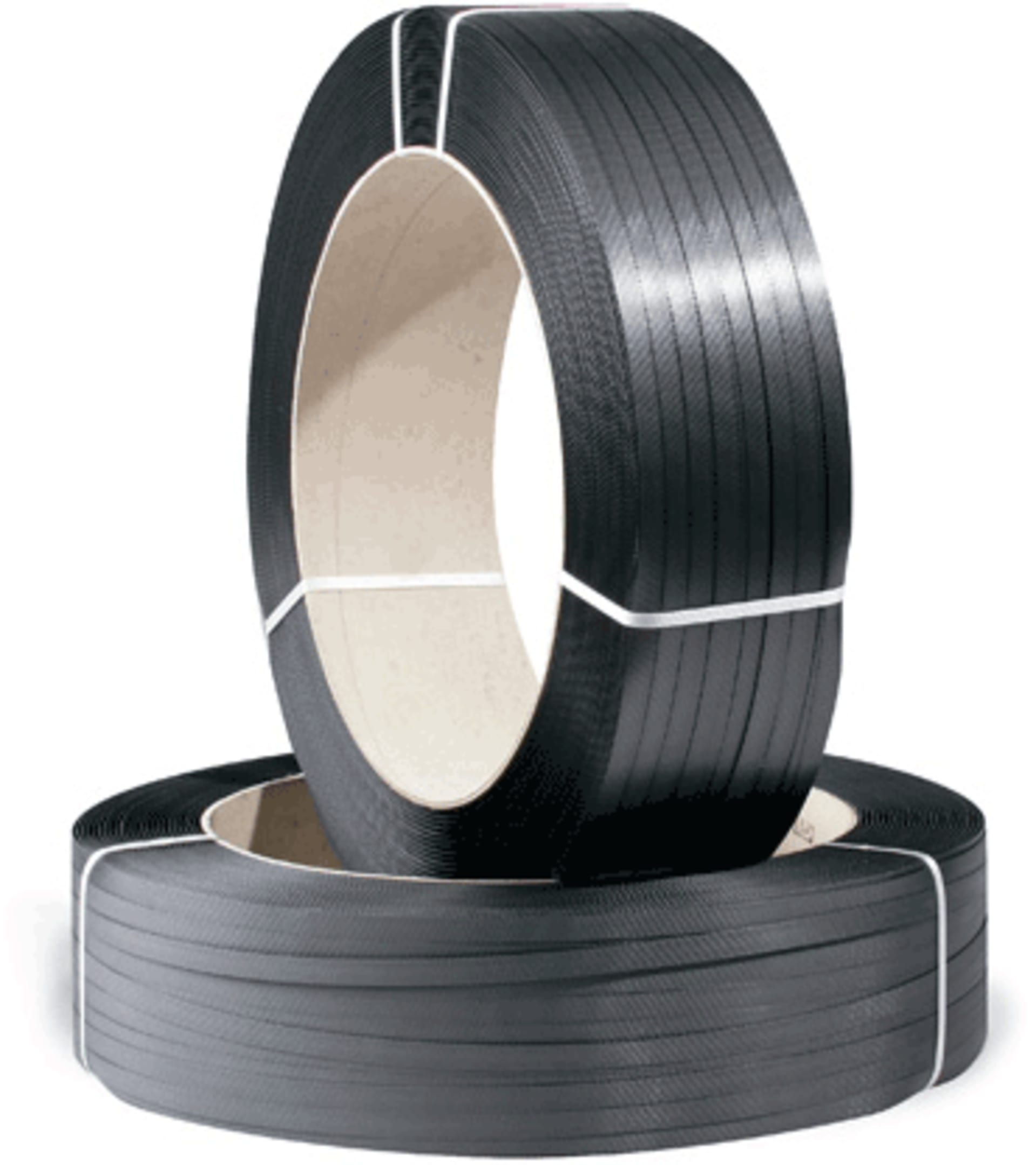 PP-Umreifungsband Großrolle, schwarz, 338 kp | 16 mm x 1500 lfm., Stärke: 0,9 mm |