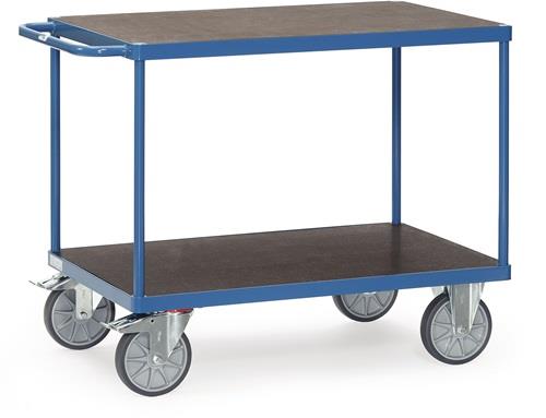 Tischwagen 2Ladeflächen L1000xB600mm brillantblau Trgf.600kg FETRA || VE = 1 ST