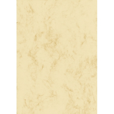 SIGEL Marmorpapier DP397 DIN A4 200g beige 50 Bl./Pack.