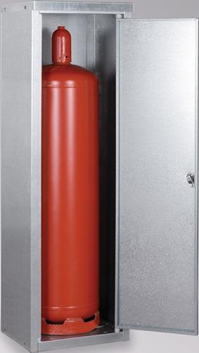 Gasflaschenschrank B460xT400xH1435mm verz.LACONT || VE = 1 ST