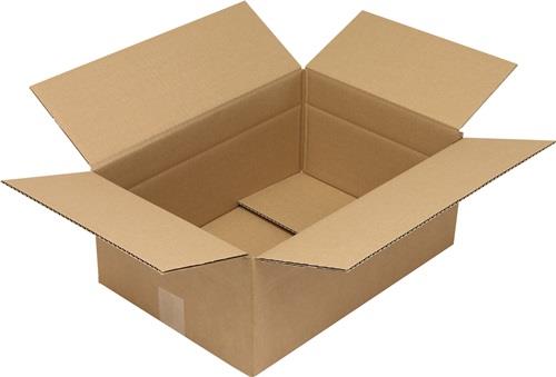 Faltkarton 1.30 Wellpappe L430xB305xH180mm einwellig braun || VE = 25 ST