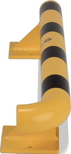 Anfahrschutz H140xL1000mm schwarz/gelb STA z.Schutz einer 90Grad Außenecke re. || VE = 1 ST