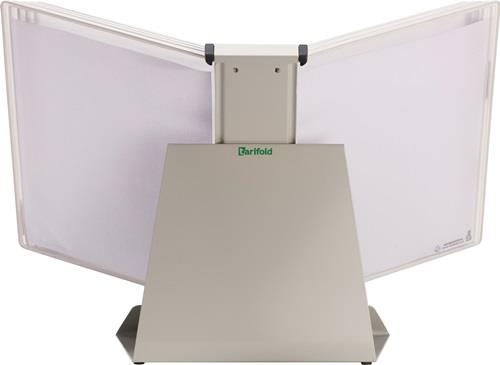 Tischständer PVC weiß 10 Sichttafeln A4 lackierter Metallständer TARIFOLD || VE = 1 ST