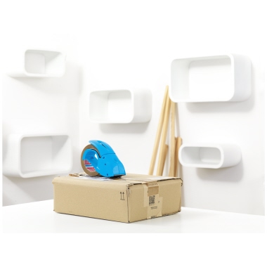 tesa Packbandabroller Pack n Go 51112 blau