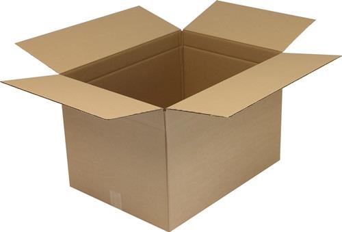 Faltkarton 1.30 Wellpappe L600xB450xH400mm einwellig braun || VE = 25 ST