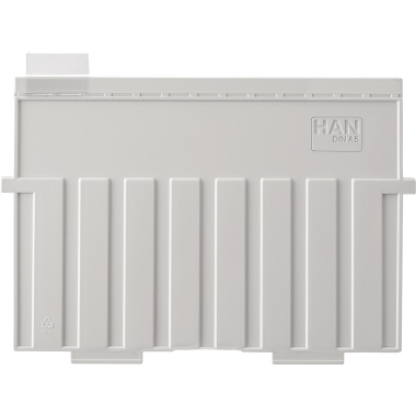 HAN Karteireiter 9001 35x15mm Hart-PVC transparent 10 St./Pack.