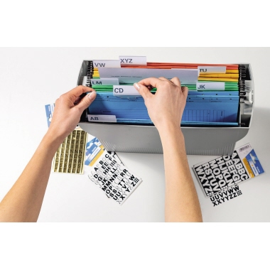 HERMA Zahlen 4128 8mm 1-540 Papier ws sw 540 St./Pack.
