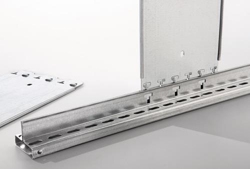 Steckregal H2500xB1000xT500mm Anbauregal 6 Stahlböden Trgf.150 kg lichtgrau META || VE = 1 ST