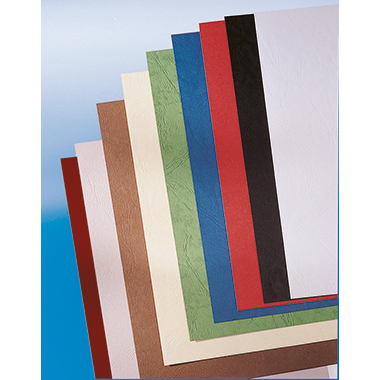 GBC Einbanddeckel LeatherGrain CE040031 DIN A4 rot 100 St./Pack.
