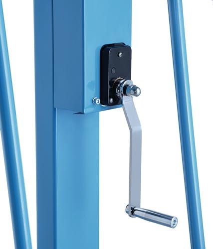 Minilifter m.Plattform Hubh.1500mm PU-Bereif.Trgf.200kg Feststellbremse || VE = 1 ST