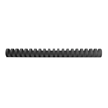 GBC Plastikbinderücken 4028600 DIN A4 16mm schwarz 100 St./Pack.