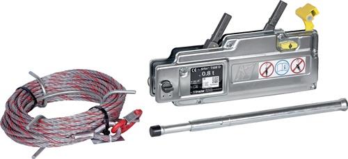 Seilzug Modell T Nutzkraft 800 daN Seil-D.8,3mm Seillänge 20m m.Seil GREIFZUG || VE = 1 ST