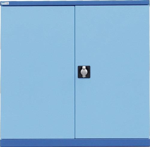 Flügeltür H1000xB805mm Vollblech hellblau NCS pulverbesch. || VE = 1 ST