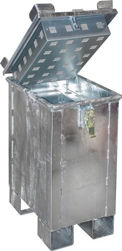 Lagerbehälter LIL 30 L400xB600xH750mm Stahlbl.TZN BAUER || VE = 1 ST