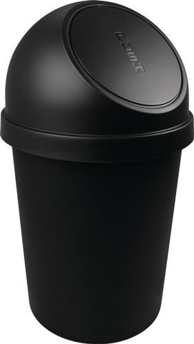 Abfallbehälter H700xØ403mm 45l schwarz HELIT || VE = 1 ST