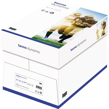 inapa tecno Kopierpapier Dynamic 2100011482 A4 80g 2.500 Bl./Pack.