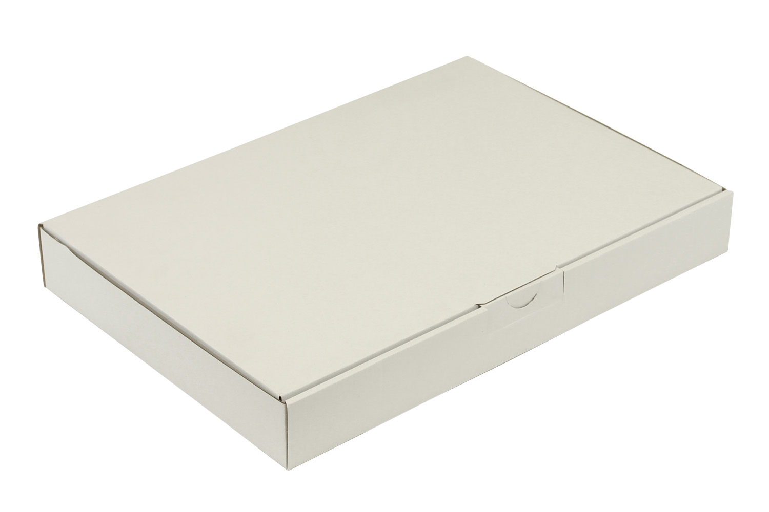 Klappschachtel 1-wellig, Maxi Briefbox, weiß, DIN C4 | 338 x 230 x 42 mm (L x B x H) Innenmaß | VE = 100 Stk.